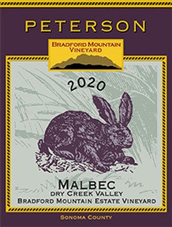 Malbec 2020, Bradford Mountain Estate Vineyard