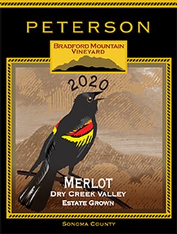 Merlot 2020, Bradford Mountain Estate Vineyard