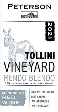 Mendo Blendo 2021, Tollini Vineyard