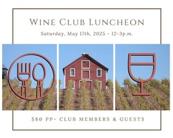 May 17th 2025 Wine Luncheon Tickets