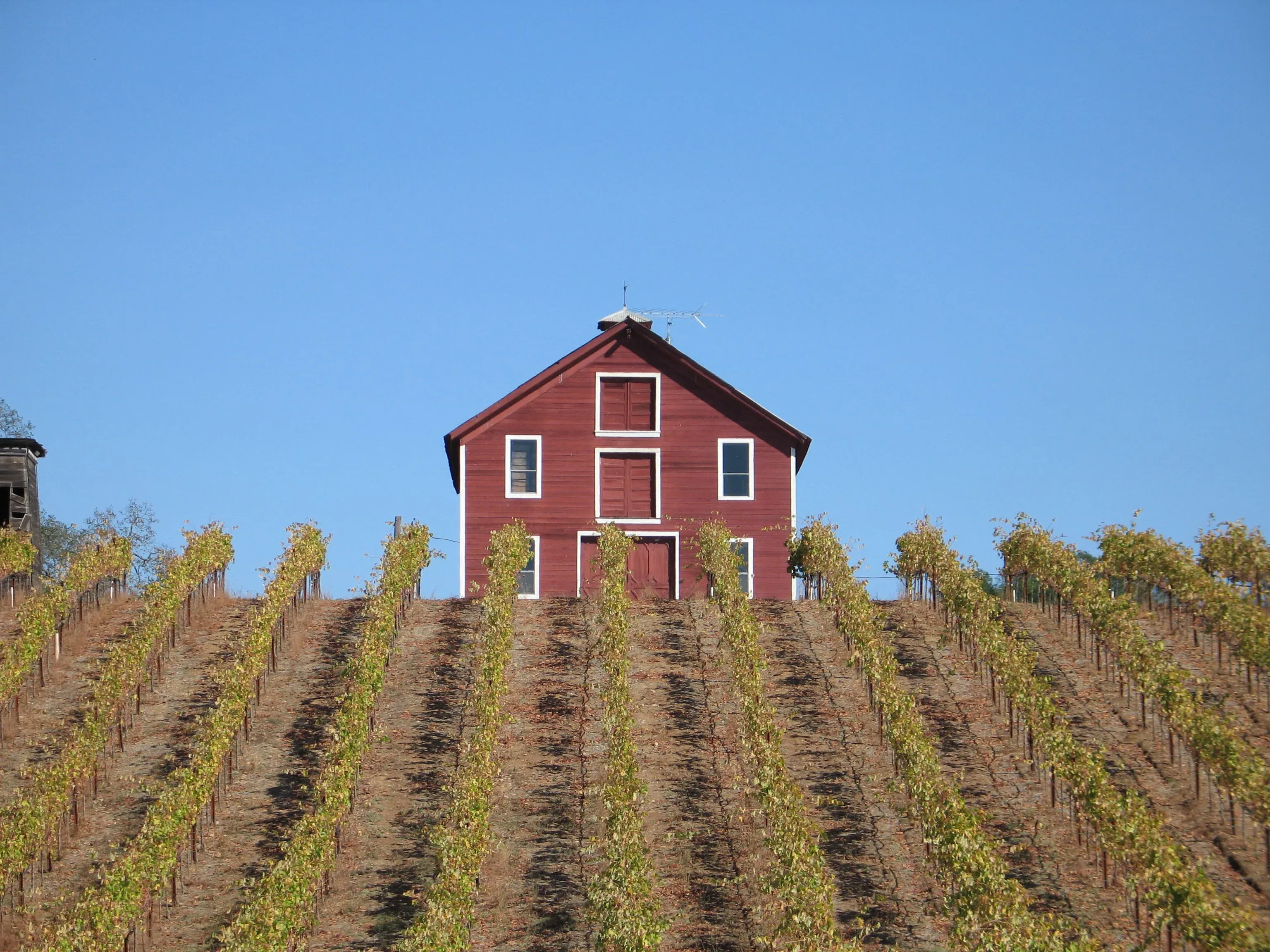 Peterson Winery at Timber Crest Farms on Dry Creek Road in Dry Creek Valley.